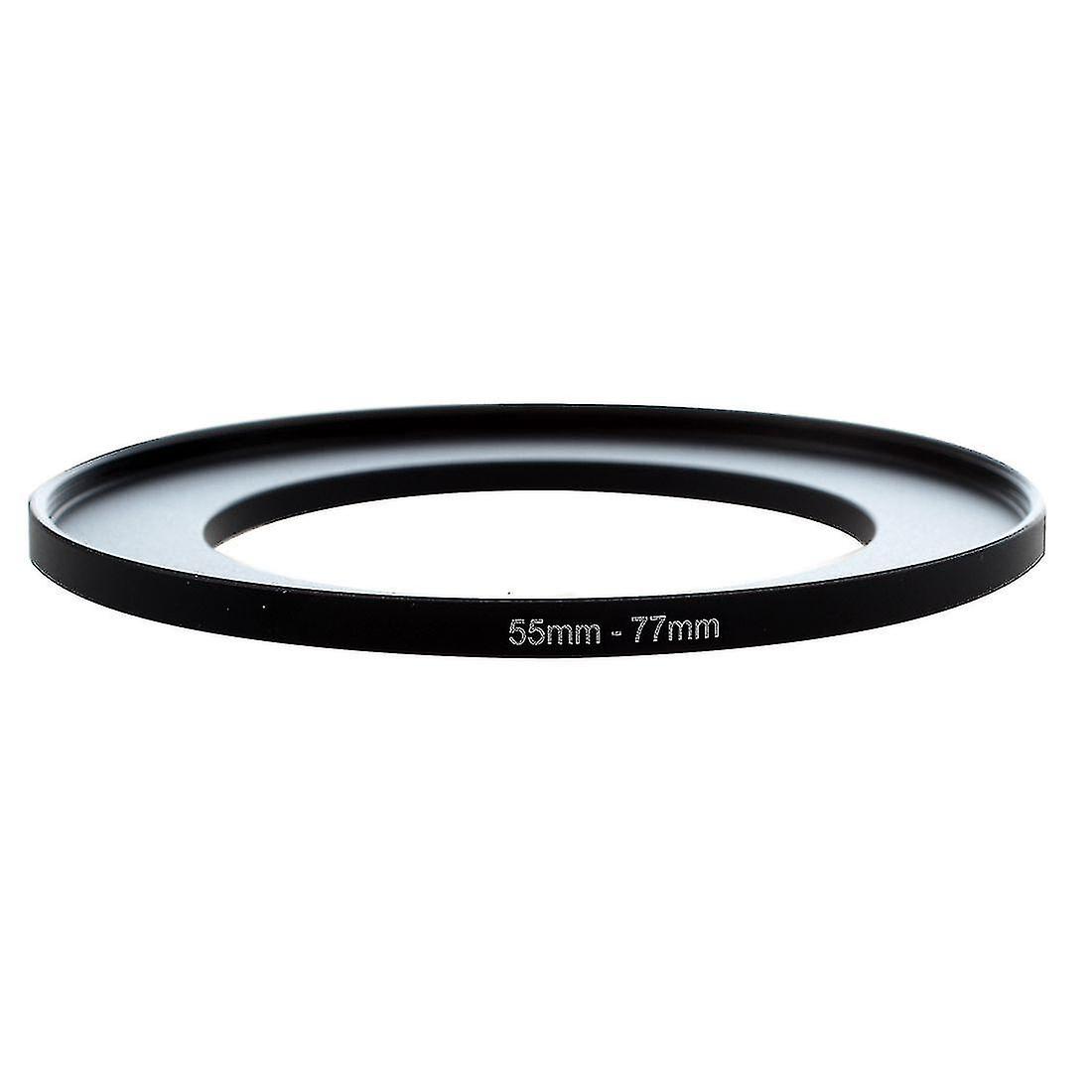 Metal 55mm-77mm Camera Step Up Filter Ring Adapter 55-77