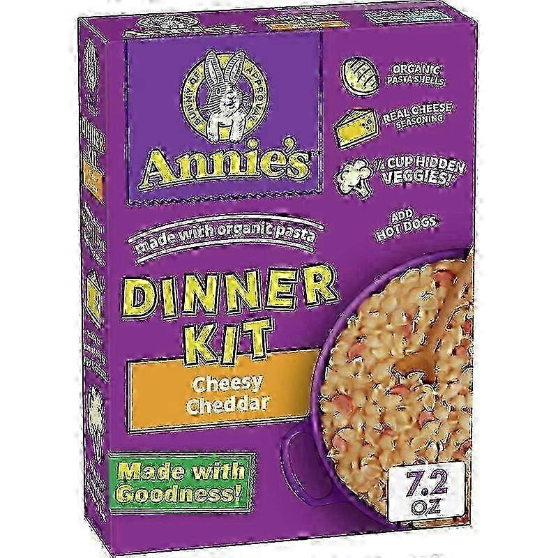 Annie's Organic Dinner Kit، جبن شيدر بالجبن، 7.2 أونصة