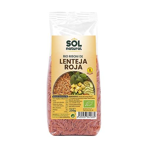 Organic gluten-free red lentil risoni 250 g