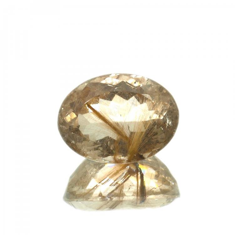 21.02ct. Rutile Quartz Oval Cut awo31