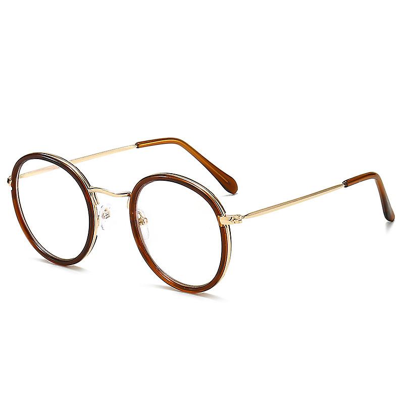 Blue Light Blocking Reading Glasses Round Frame Presbyopic Glasses Men And
