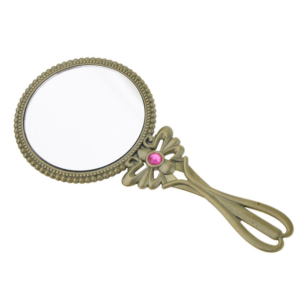 Vintage Round Hand Mirror