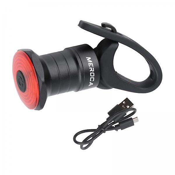 3xBike Sensor LED Tail Light USB Rechargeable Cycle Brake Light Seatpost Mount