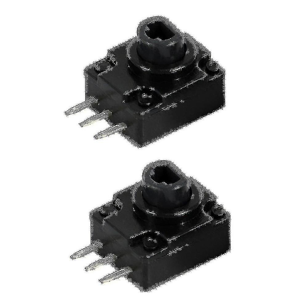 1 Set 2pcs Black Replacement Repair Parts /rt Button Keypad For