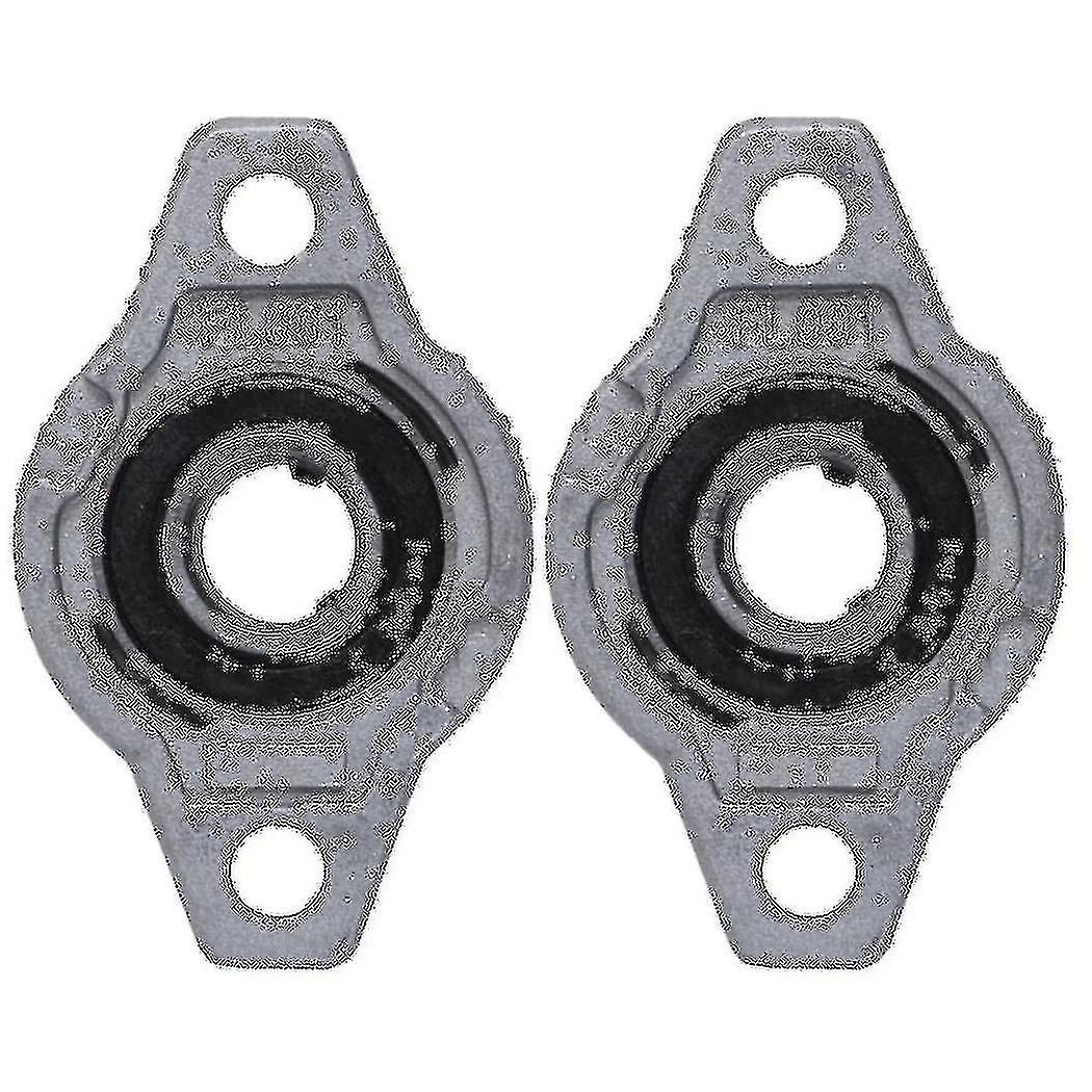 2x Fl001 Zinc Alloy 12mm Bore Self Aligning Pillow Block Bearing Flange