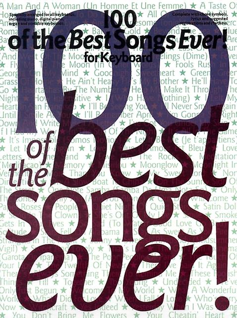 100 Of The Best Songs Ever For Keyboard Book Book