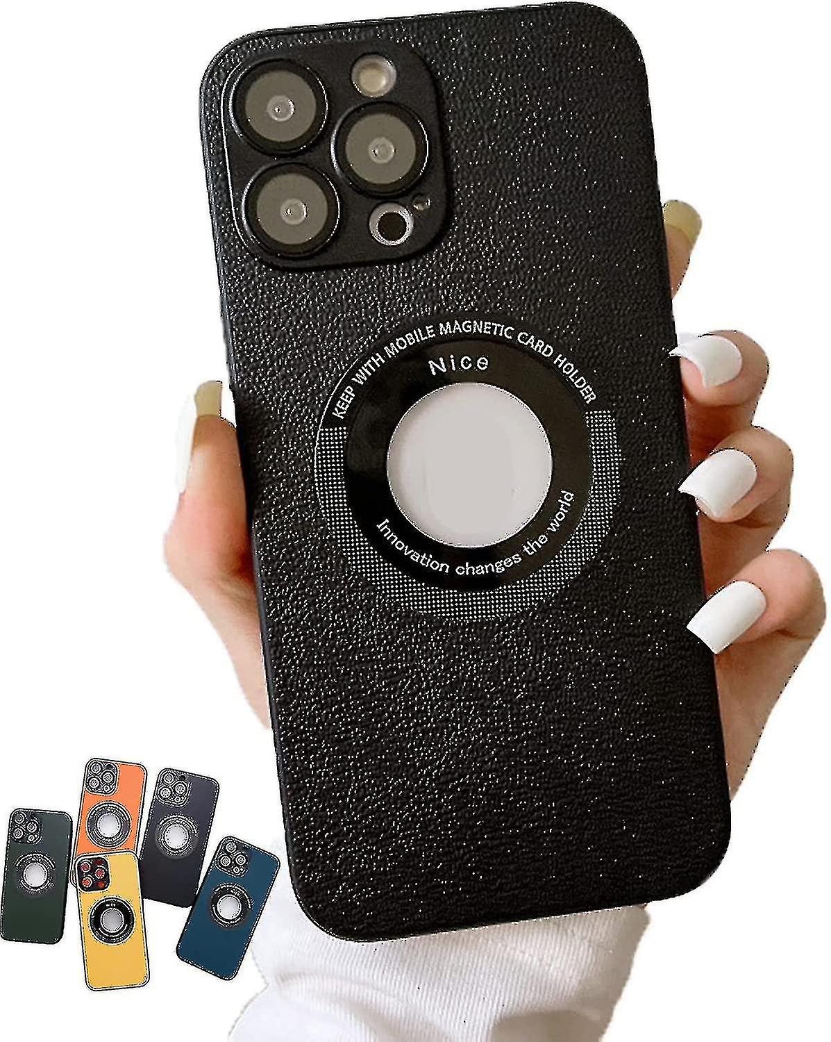 Magsafe Magnetic Charging Leather Phone Case Compatible With Iphone 13 Pro Max/13 Pro/13