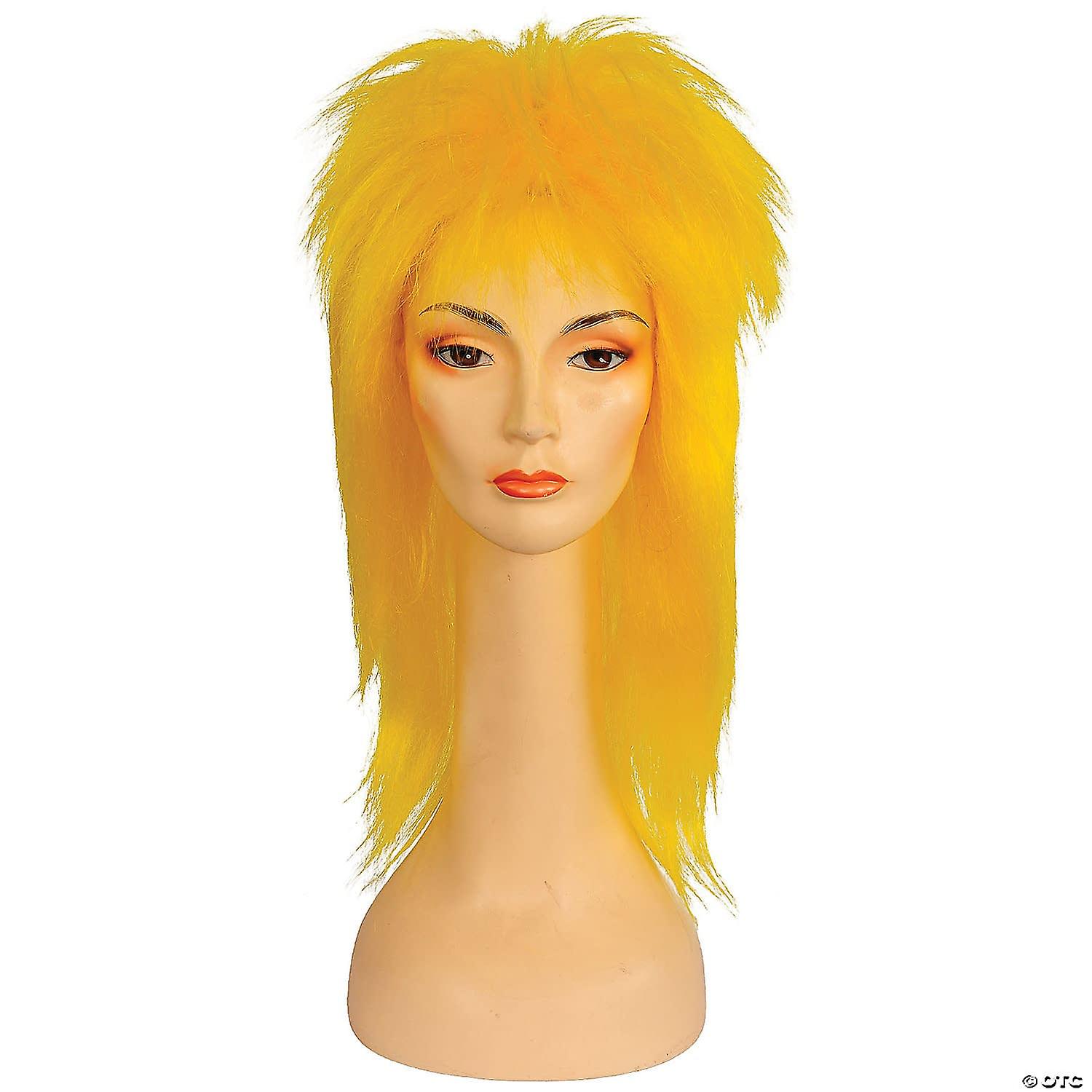 Adult Punk Fright Wig Yellow