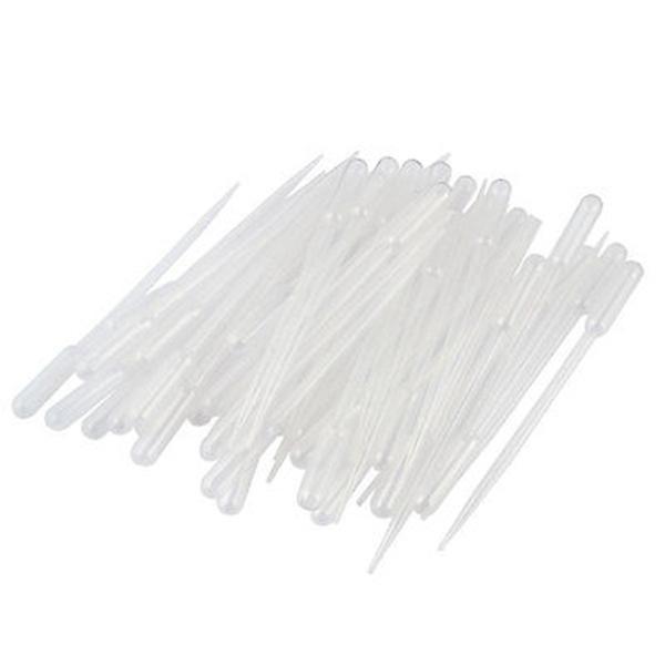100pcs 5ML Plastic Transfer Pipette Washable Pasteur Pipettes Measuring Pipettors Disposable Dropper for Mixing Acrylic Paints and
