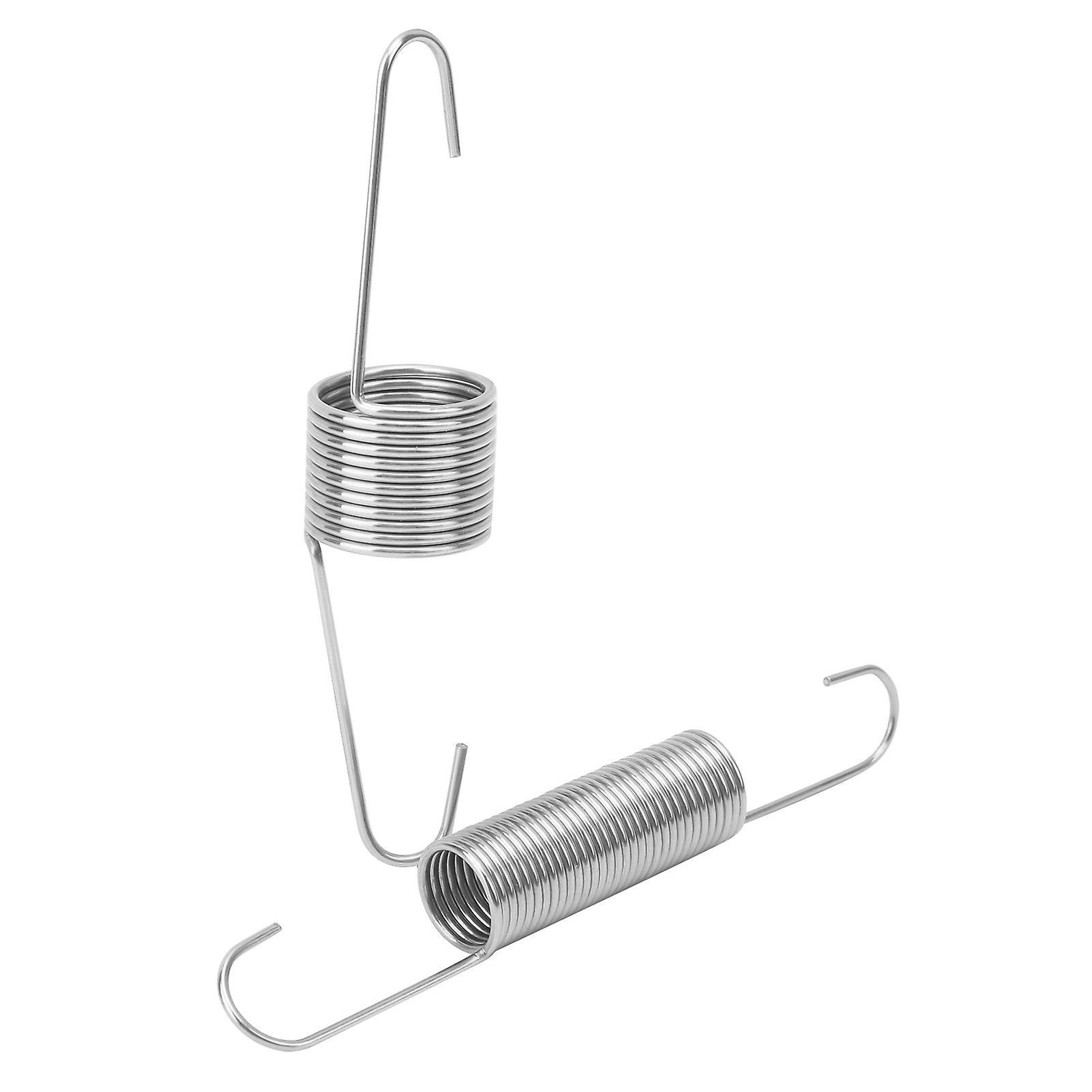 Throttle Return Spring Bracket with Dual Springs Kit Stainless Steel Chrome Fit for Chevy Engines