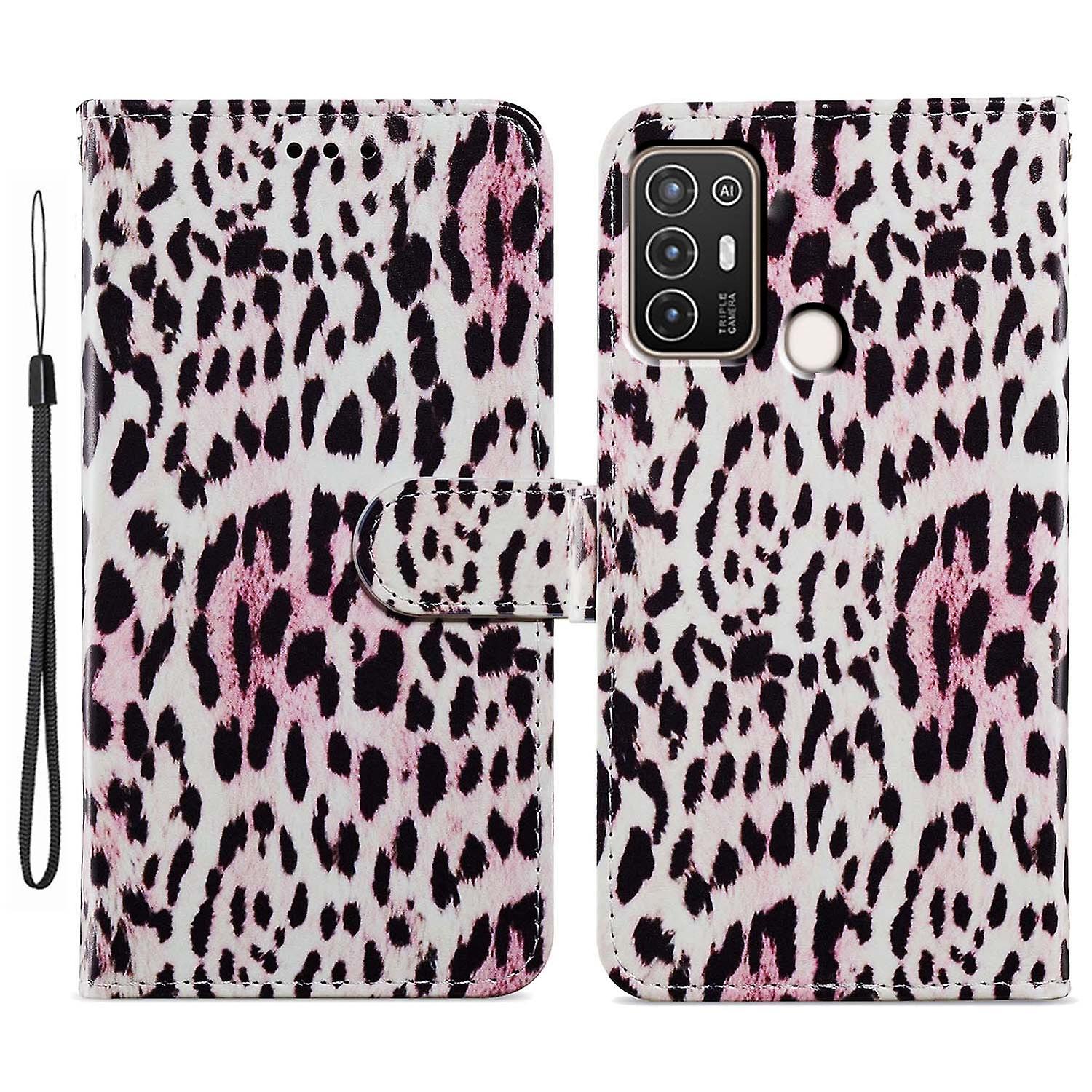Pattern Leather Case For ZTE Blade A52