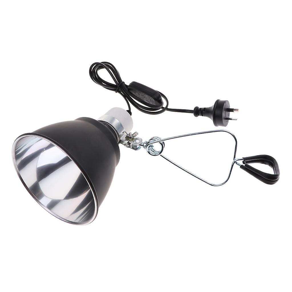 tout nouveau E27 Reptile Tortoise Céramique Chauffage Lumière Support Noir AU Plug