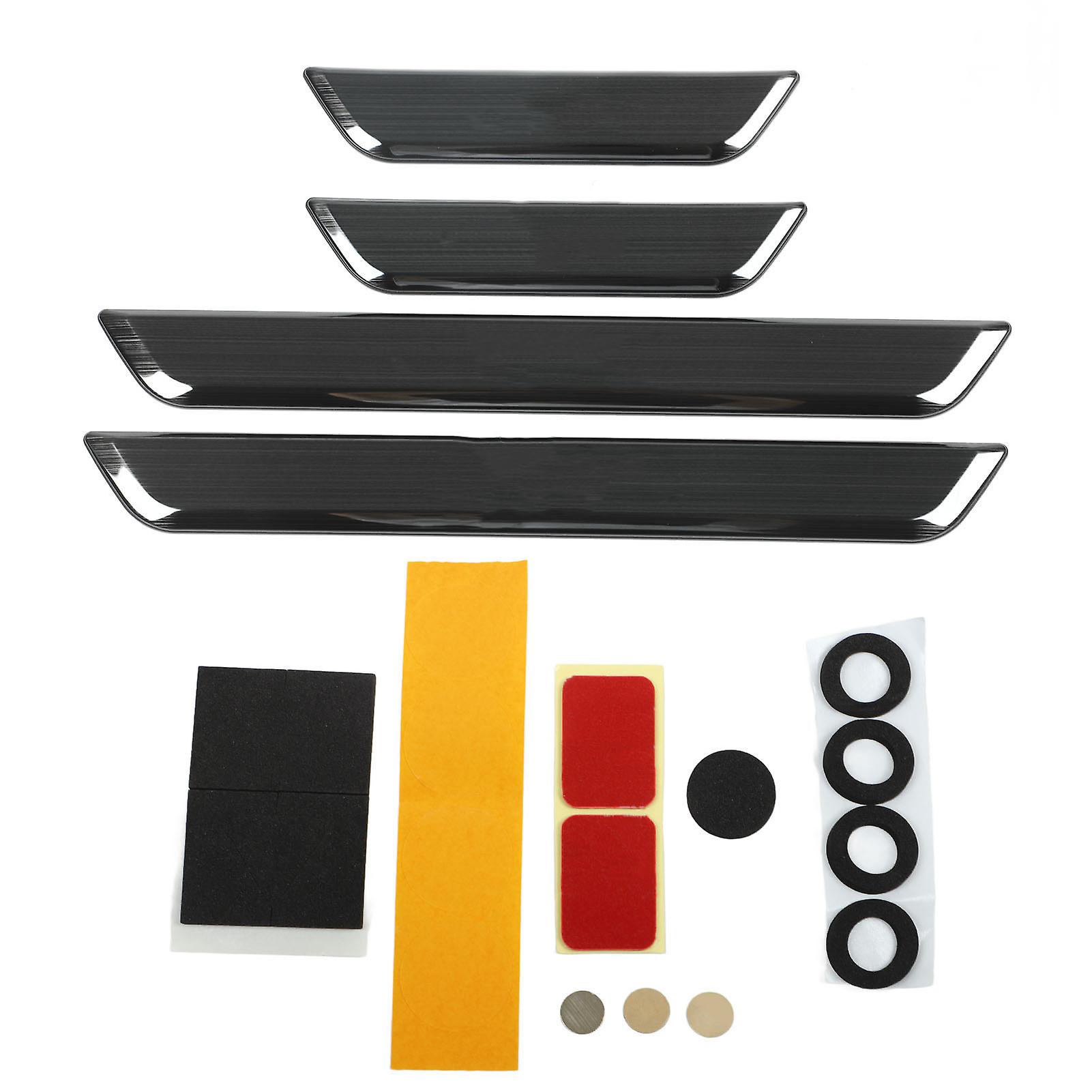 Pathway entry edge protector for Tesla Model Y black