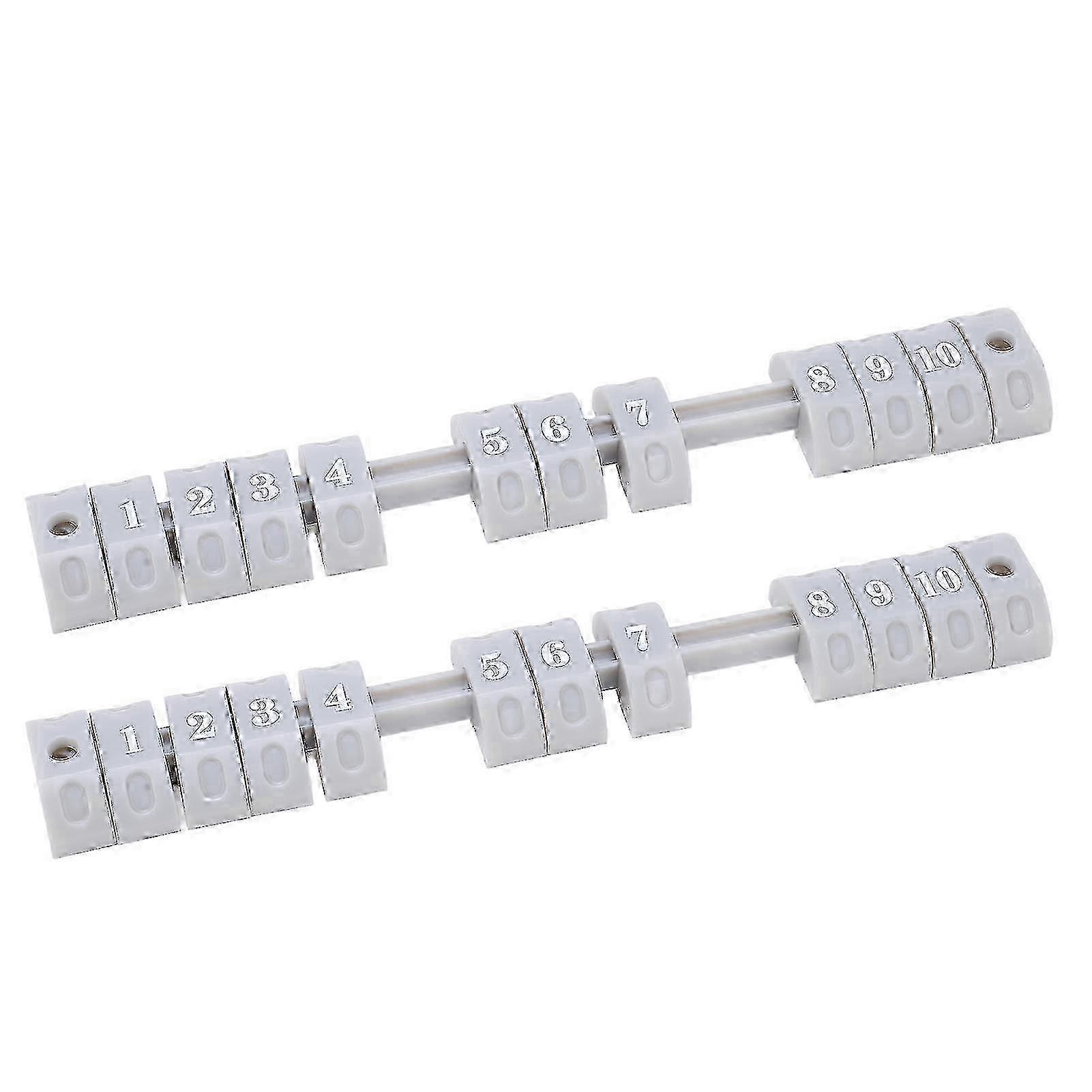 2pcs Table Football Score Counter 10 Numbers Score Counterfor Standard Foosball Tables Score Keepers for Standard Foosball Tables