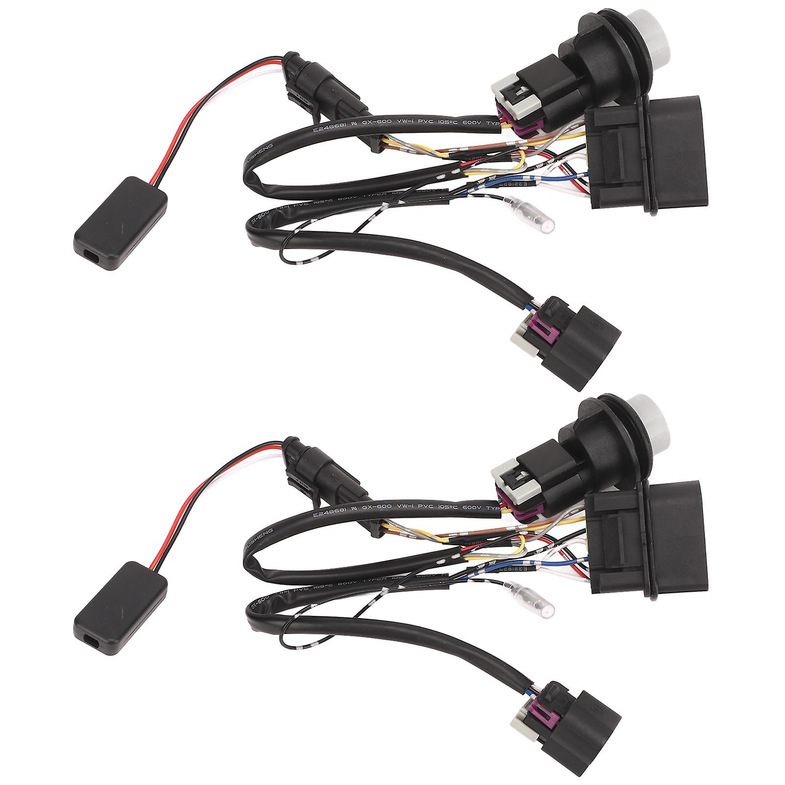 2PCS Headlights Conversion Wire Shockproof Flexible Replacement For Dodge Ram 1500 2500 3500 