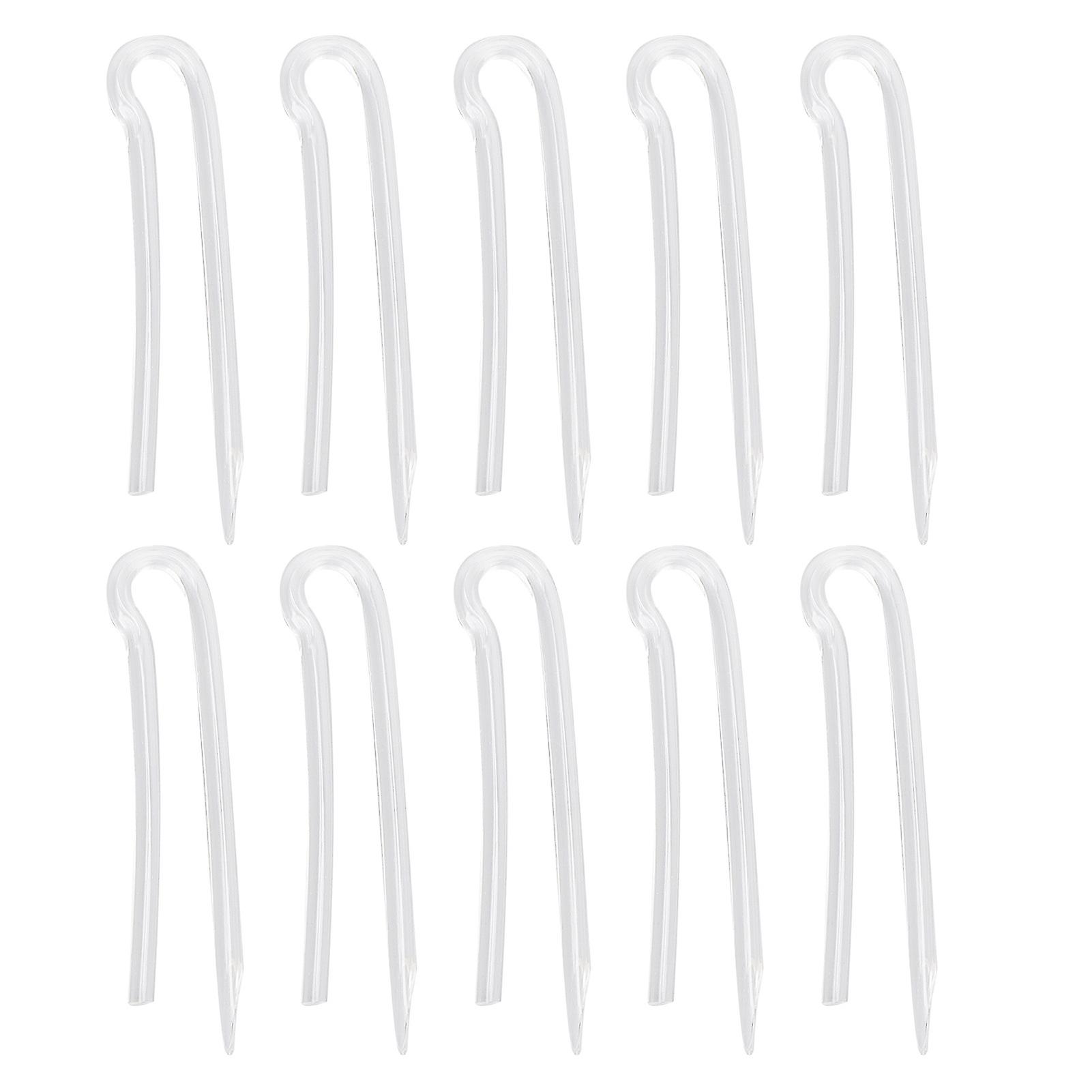 10pcs R-Type Flexible Ear Tubes for BTE Hearing Aids Replacement Eartips 3.6 x 2mm / 0.14 x 0.8in