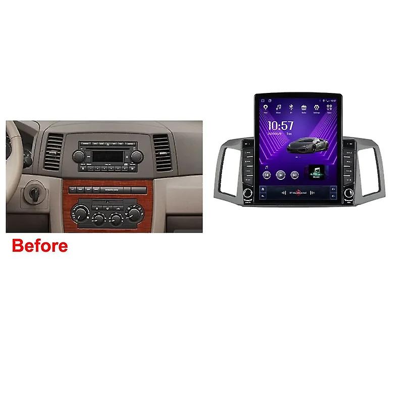 9.7" Android For Jeep Grand Cherokee 2004 2005-2007 Tesla Type Car Radio Multimedia Video Player