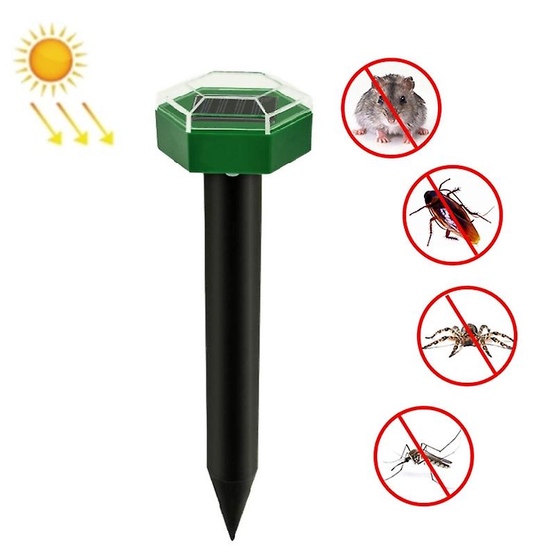 Hexagonal Solar Ultrasonic Mole Repeller Animal Repeller