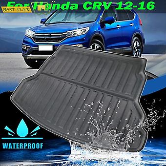 Achter Kofferbak Cargo Mat Tapijt Mat Floor Pad Tapijt Beschermer Kick Modder Voor Honda CRV CR-V CR V 2012 2013 2014 2015 2016 ~ 12898