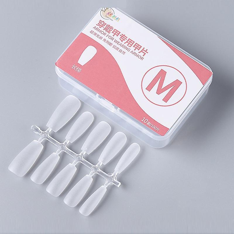 10pairs Of 100pcs/Box False Nails Tip Long Ladder M