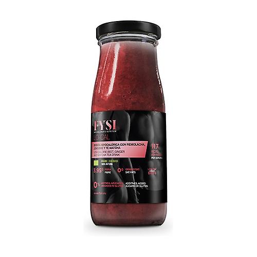 Organic beet, ginger and macha tea hypocaloric drink 250 ml (Matcha)