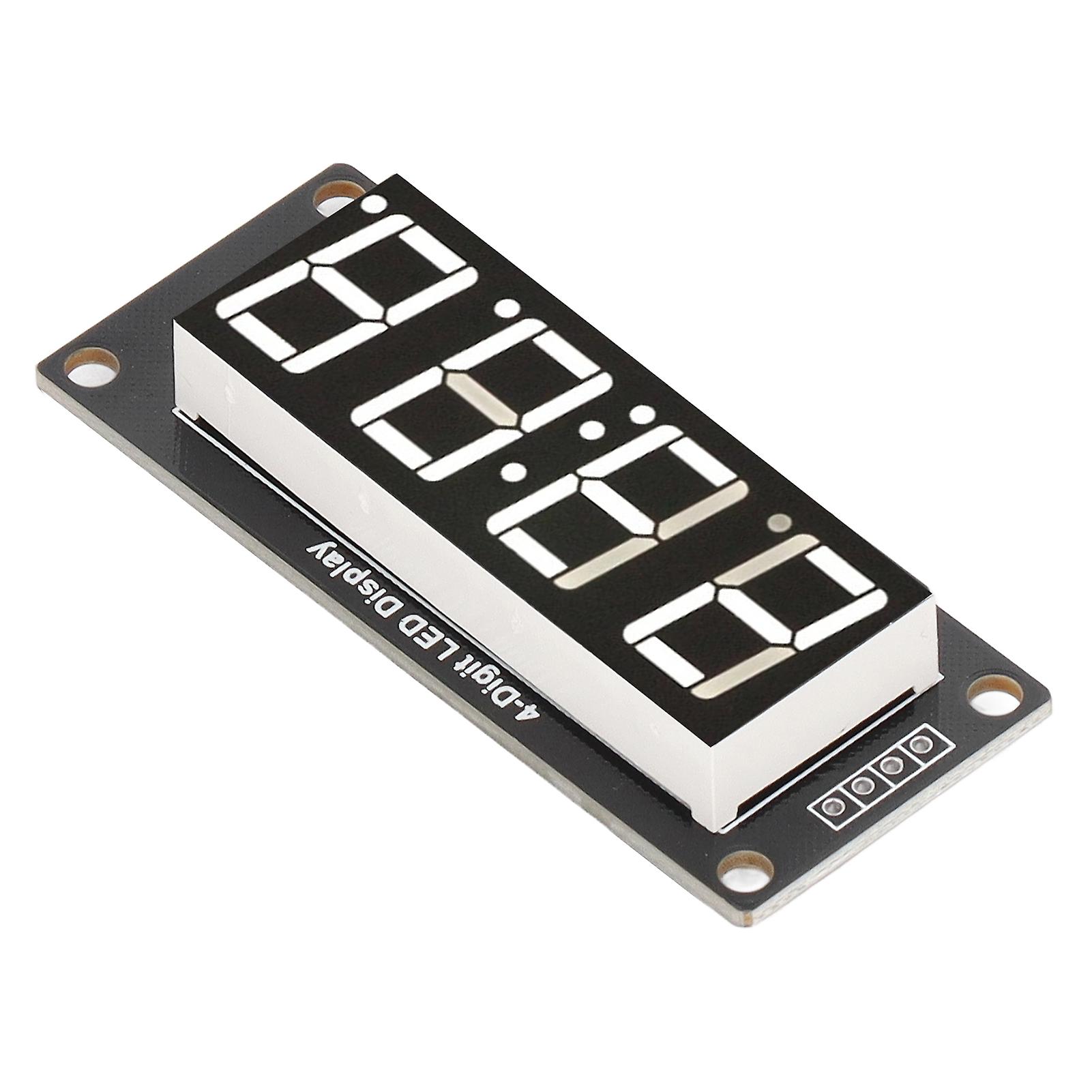 4 Digit 7 Segment LED Display Module 0.56in White 5V TM1637