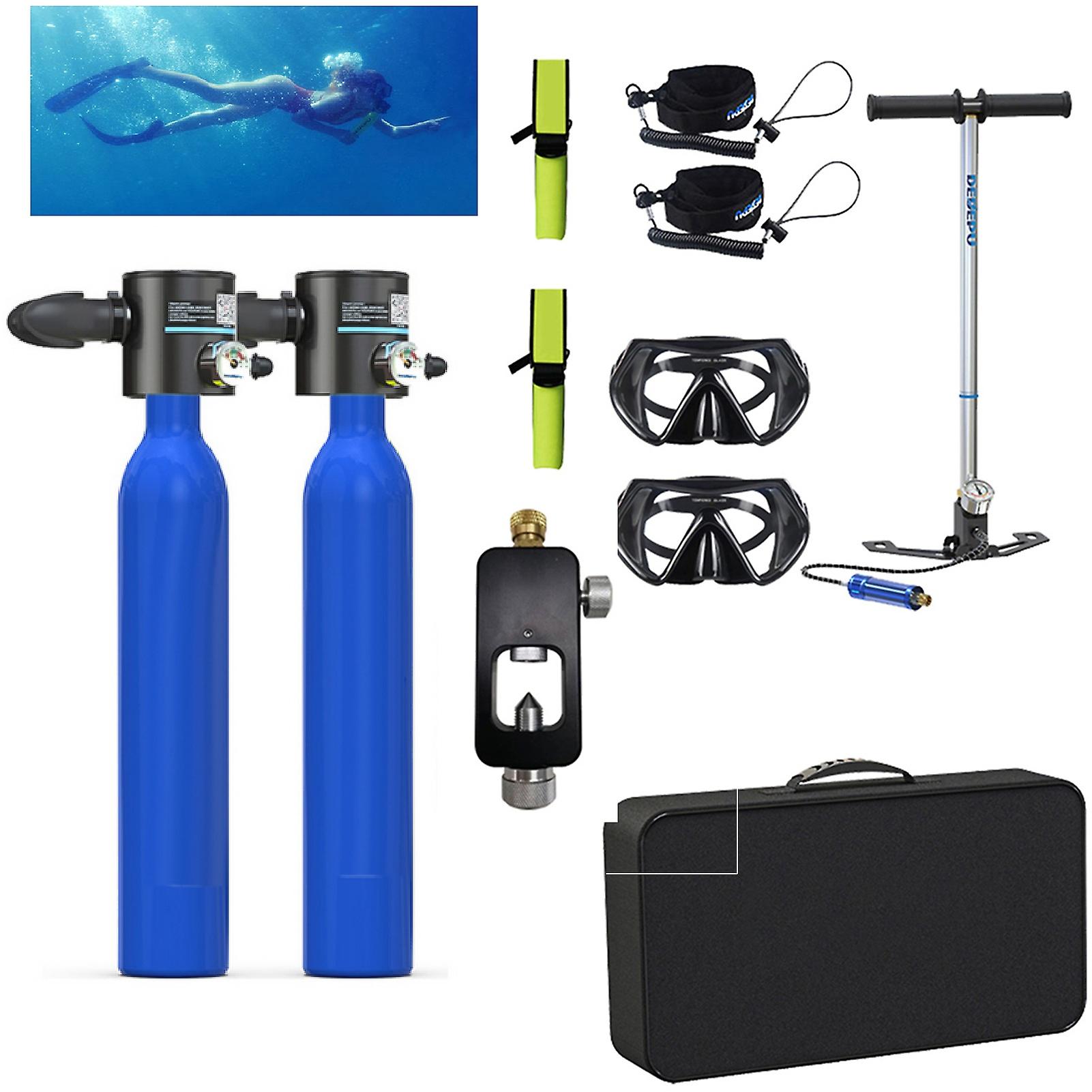 Pro Scuba-Diving Equipment Set Practical Cylinder Snorkeling Set Diving Accessories