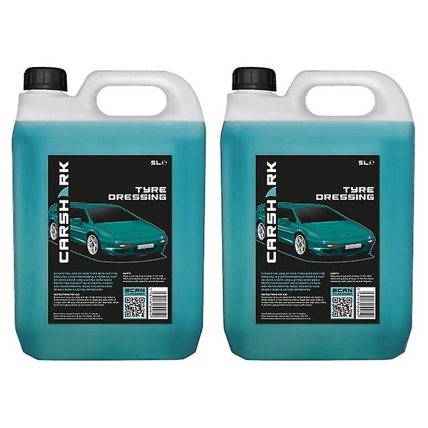 Tyre Dressing 2 x 5L, High Performance Formula, Deep Shine, Tyre Shine CARSHARK