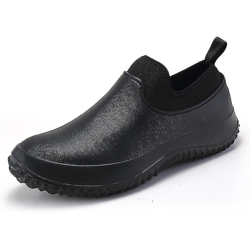 Chef Shoes With Rubber Sole Waterproof Non Slip Slip-on Shoes Rain Boots For Men Women