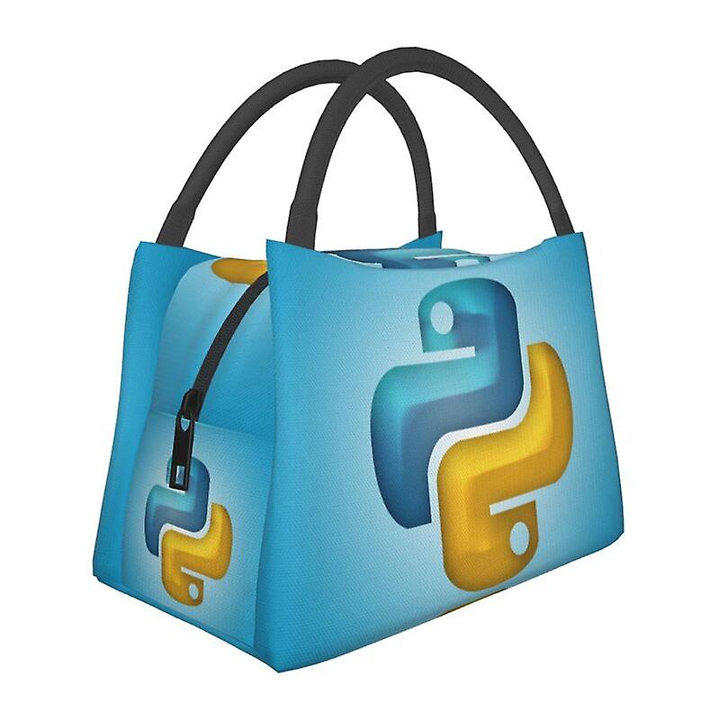 Custom Born To Run In Python Bolsas de almuerzo Mujeres Cooler Caja de almuerzo con aislamiento térmico para viajes de oficina
