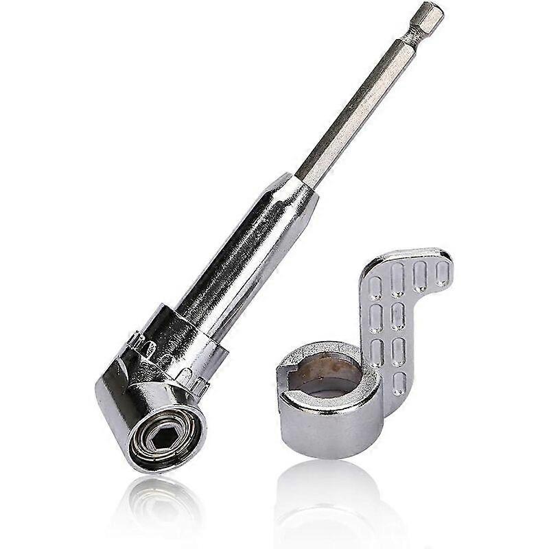 Right Angle 105 Degree Angled Screwdriver 1/4" Hex Shank for Drill -