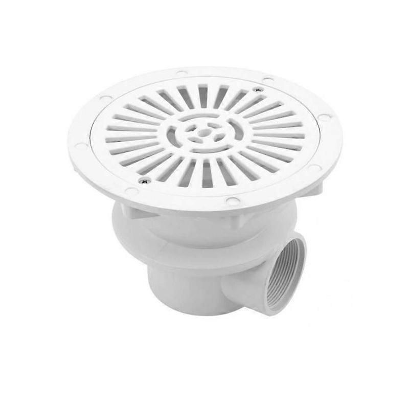 Other swimming pool accessories Round bottom drainage grate for concrete swimming pools - Diameter 21 cm - White