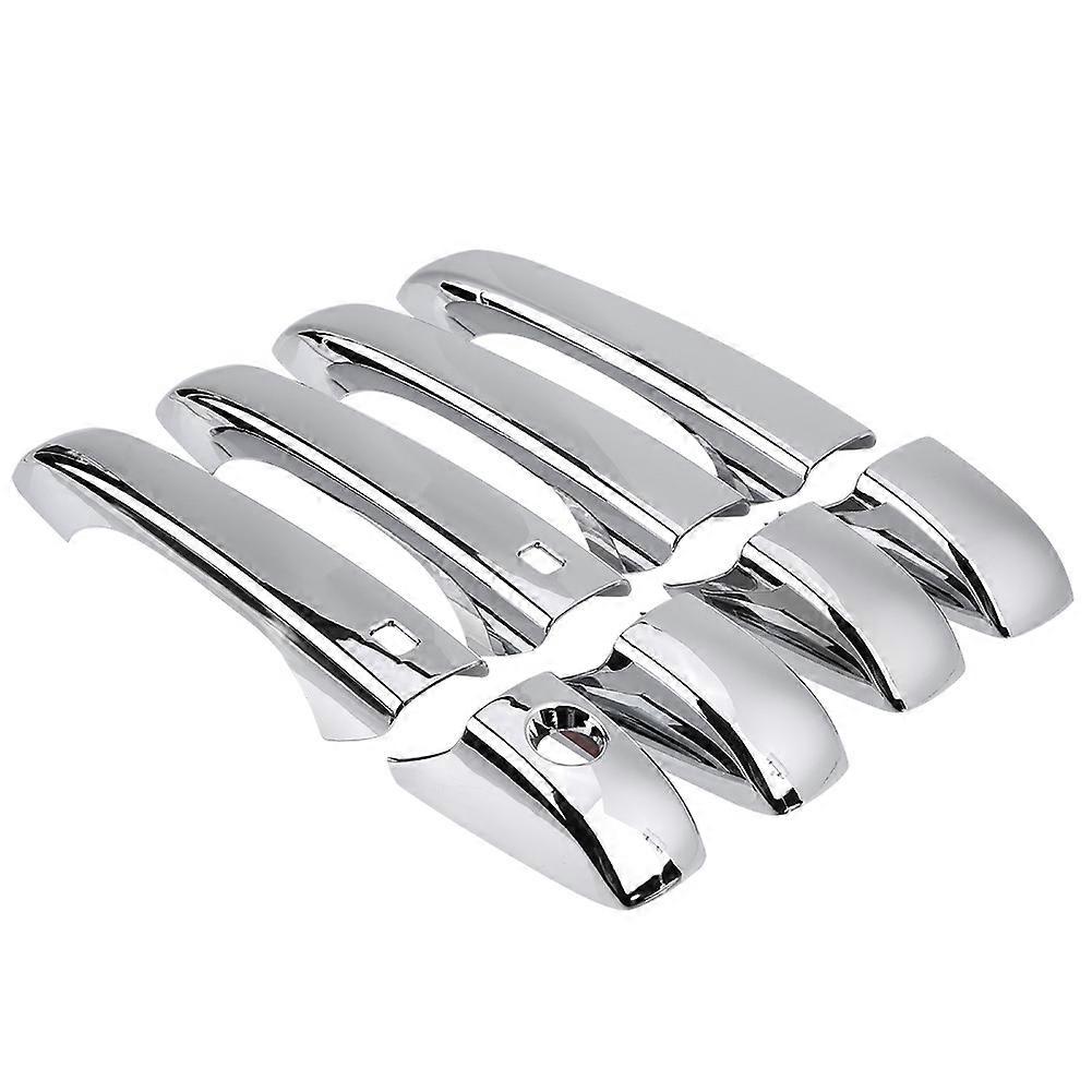 8Pcs Chrome 4 Door Handle Covers SMARt W out for Jeep GRAND CHEROKEE 2011~2016 2017 NO.00080