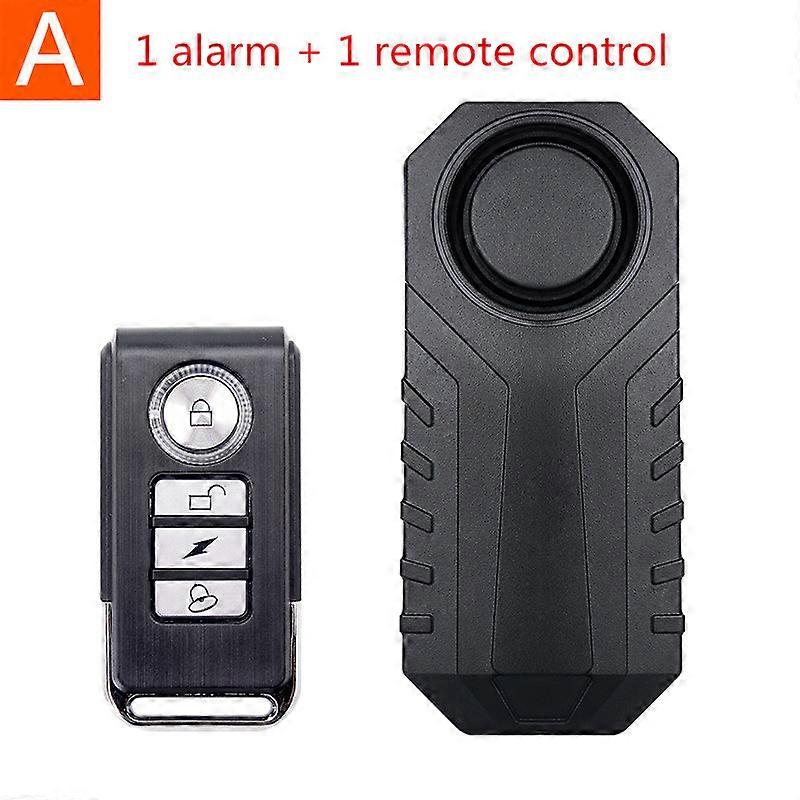 Waterproof Bicycle Motorcycle Alarm Wireless Remote Control Electric Bike Safety Anti Lost Vibration Alarm Alarm Detector~9225