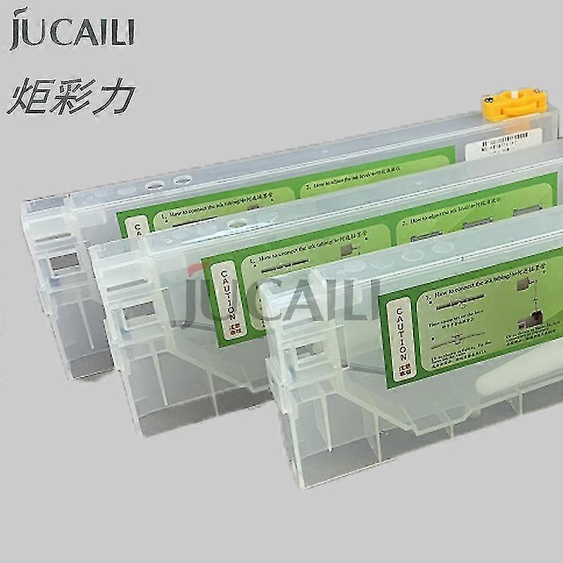 خرطوشة خزان الحبر الفرعي لإعادة التعبئة من hg JCL، مكونة من 4 قطع، لطابعات نفث الحبر Roland Mimaki Mutoh، نظام إمداد الحبر بكميات كبيرة