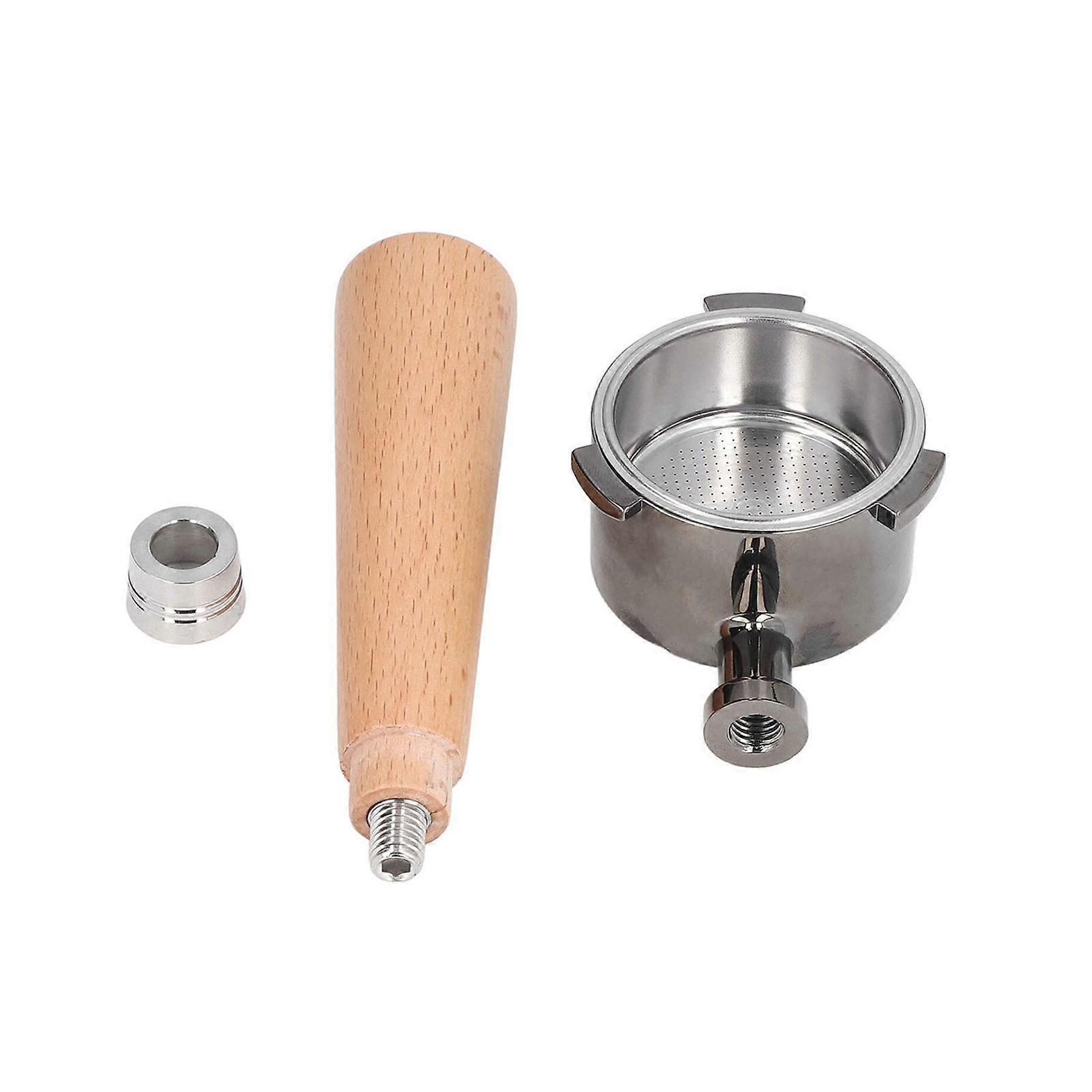 51mm Espresso Bottomless Portafilter Detachable Alloy Basket for EC680 EC685