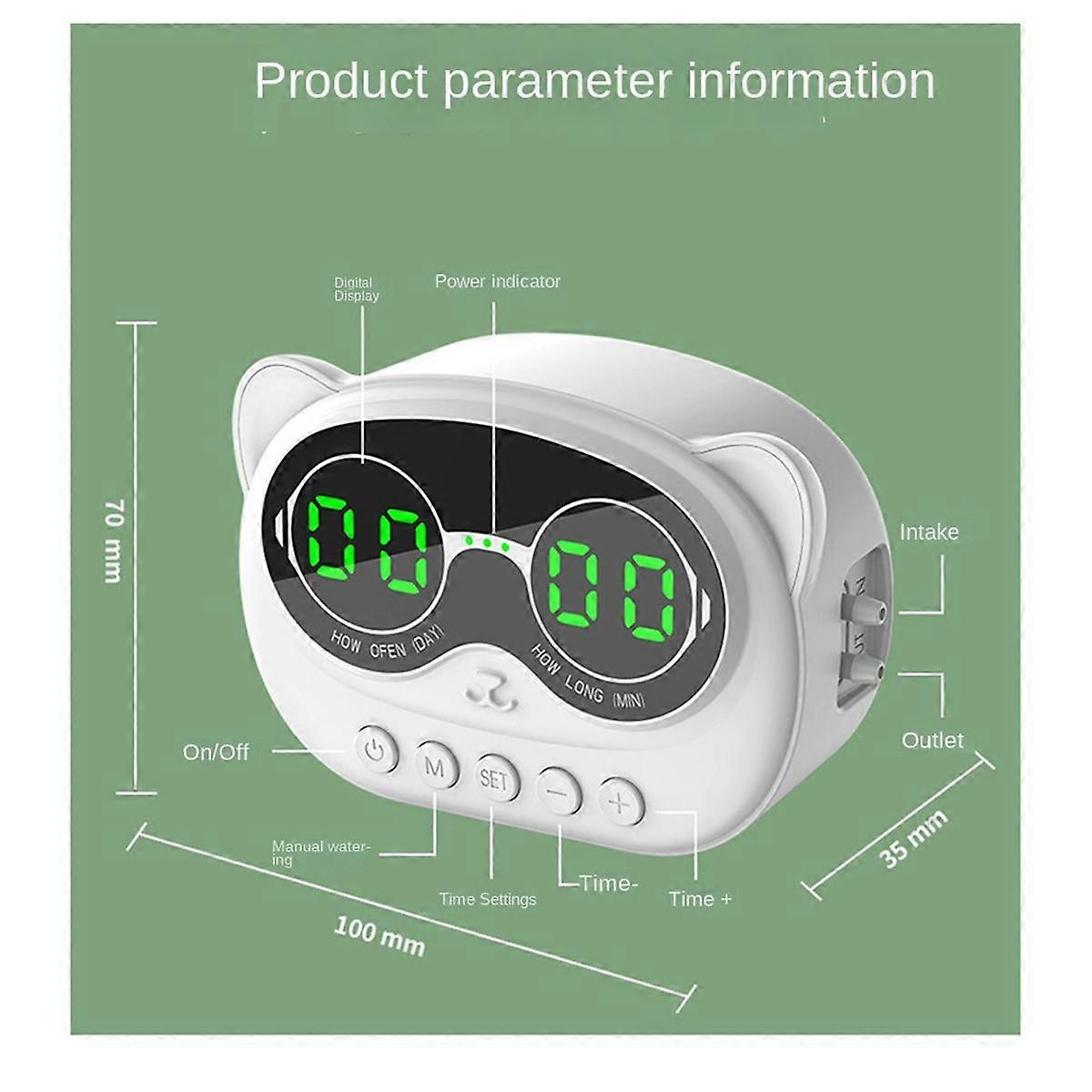 USBcharging Intelligent Timing Irrigation Controller Indoor Plant Garden Lawn Flower Pot Automatic