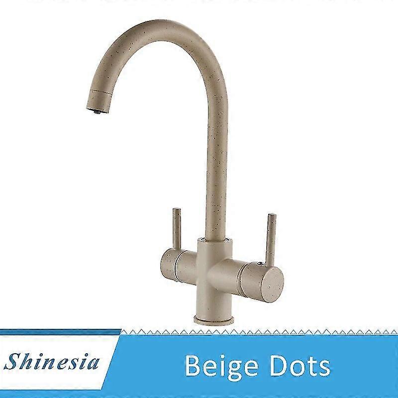 High qualityShinesia Kitchen Faucet Dual Handle Purifier Water Sink Faucet 360 Rotation Water Filter Tap 3 Ways Sink Filter Kitchen Mixer