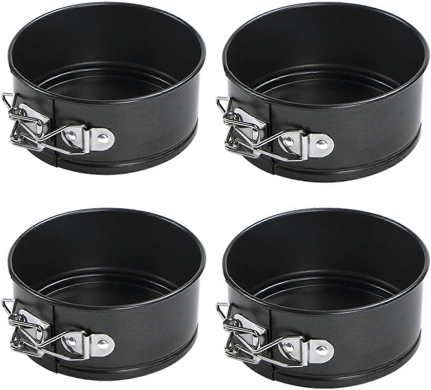 4.3 Inch Mini Springform Pan Set of 2 Pieces Cheesecake Pans with Removable Bottom