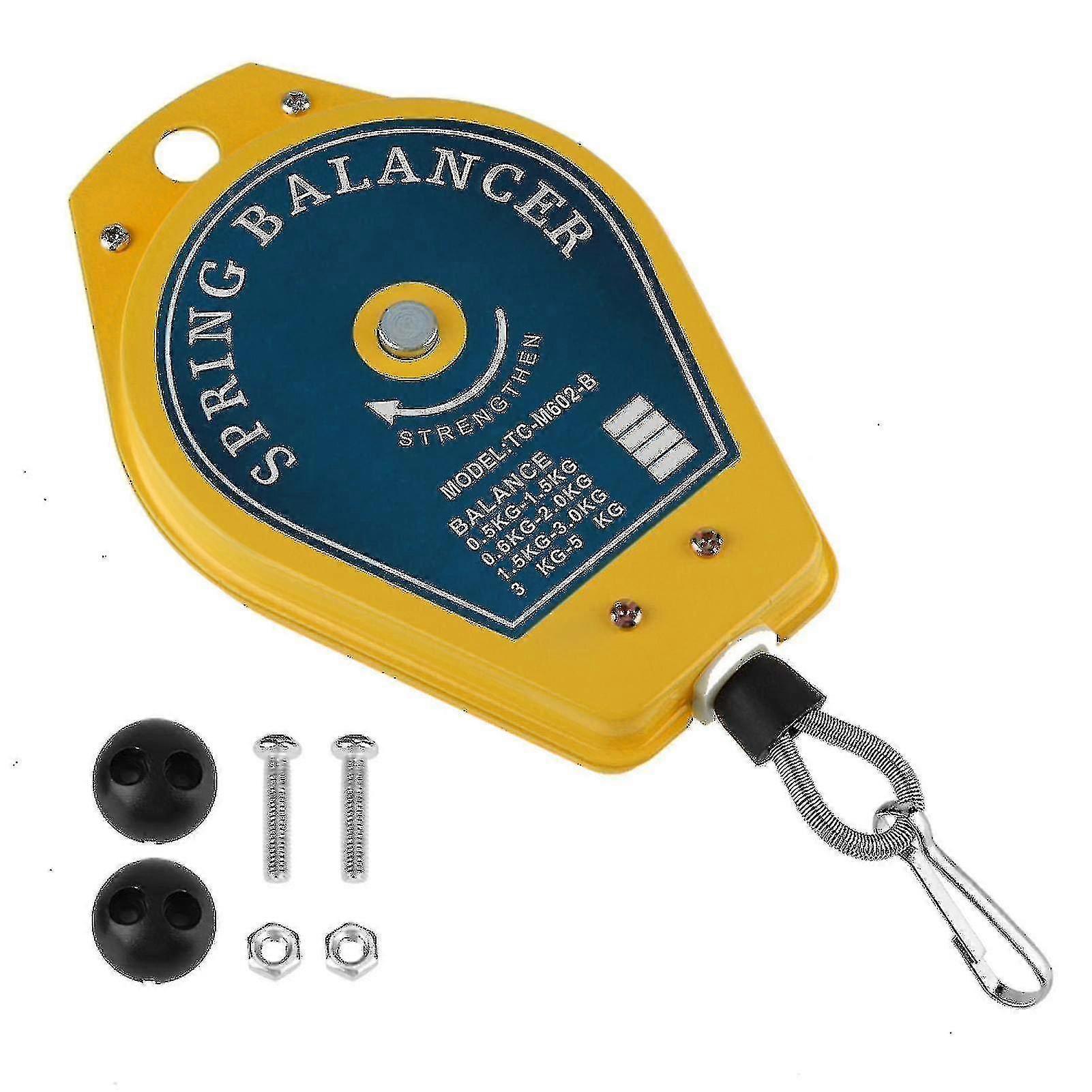 Spring Balancer, 0.5-1.5kg Retractable Spring Balancer Tool Fixtures Rack Hanging