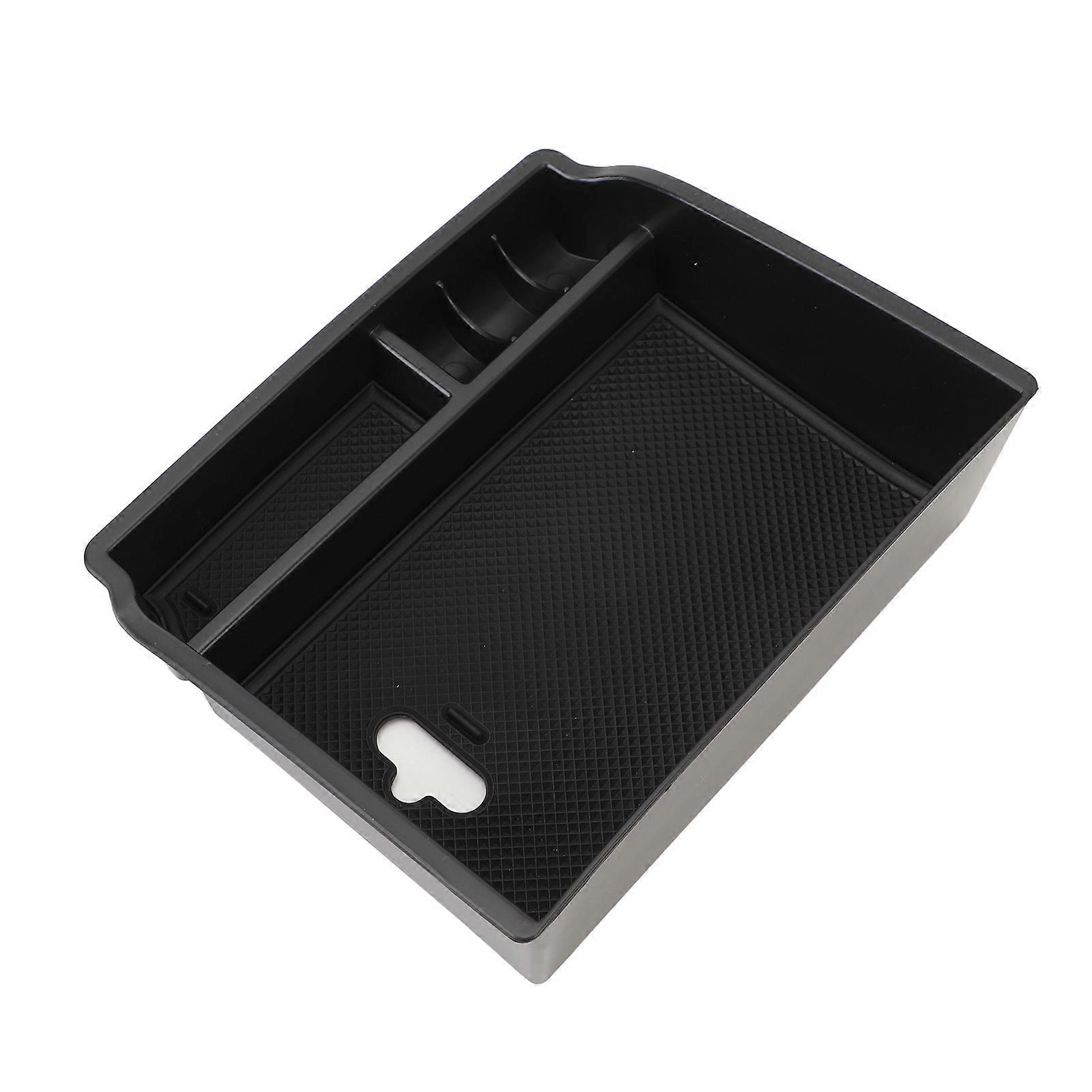 Center Console Organizer Tray Armrest Storage Box with Anti Slip Pads Replacement for Toyota Hilux 2015?2022