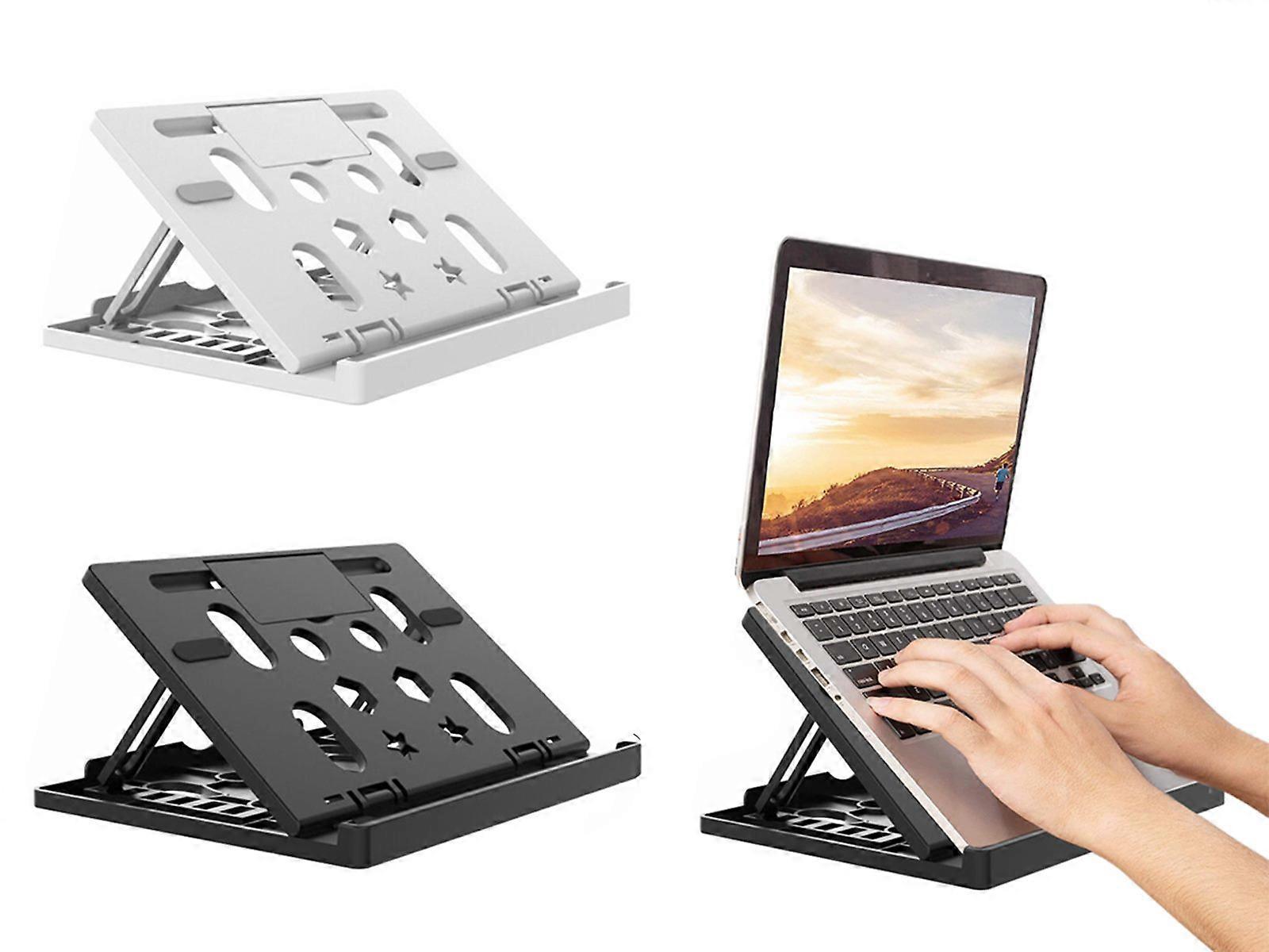 2PCS Black White Tablet Holder Stand Adjustable Riser Phone Elevator