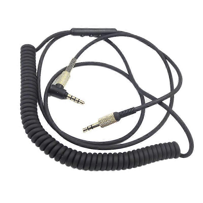 Spring Audio Cable Cord Line For Marshall Major Ii 2 Monitor Bluetooth Headphone