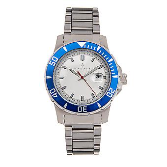 Nautis Admiralty Pro 200 Armbanduhr mit Datum - Blau / Weiß