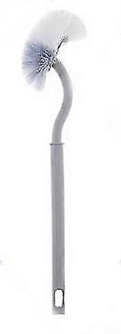 2-pakkaus wc-harja, pitkäkahvainen muovinen wc-harja, jossa vahvat harjakset wc-puhdistukseen, syväpuhdistus, harmaa 39 * 11.5cm