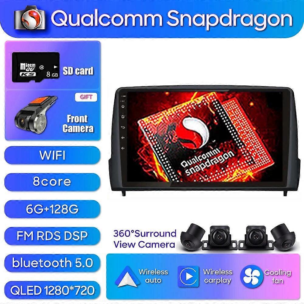 Qualcomm Snapdragon Car Radio Multimedia Video Player For Ford EcoSport 2018 2019 Head Unit 4G WiFi Blue tooth DSP Android Auto