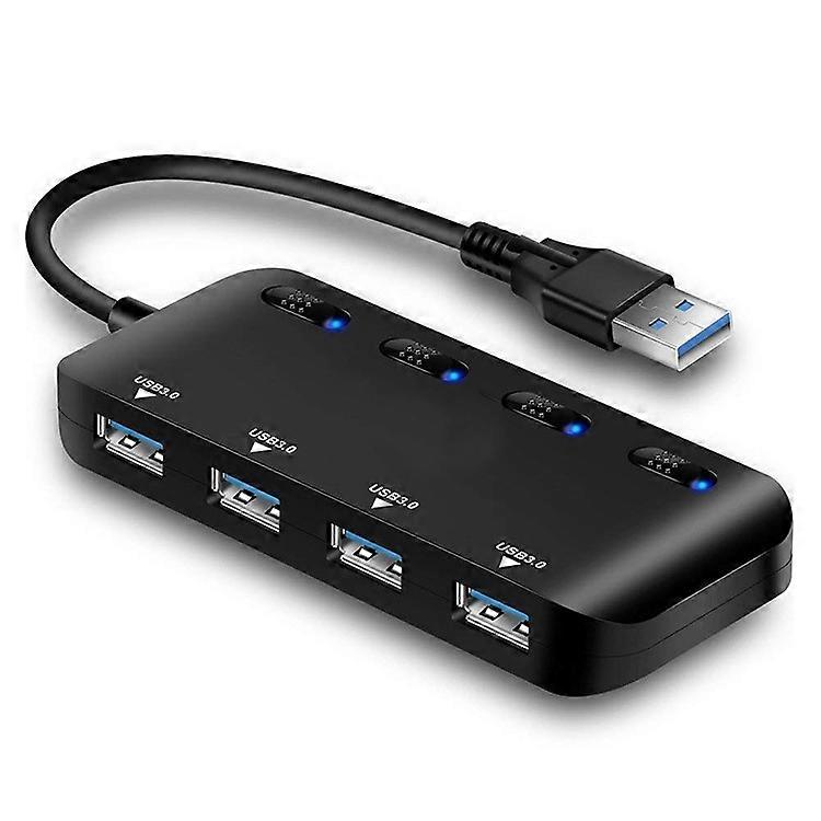 Ultra Speed USB3.0 4 Port Hub with Switch USB 3.0