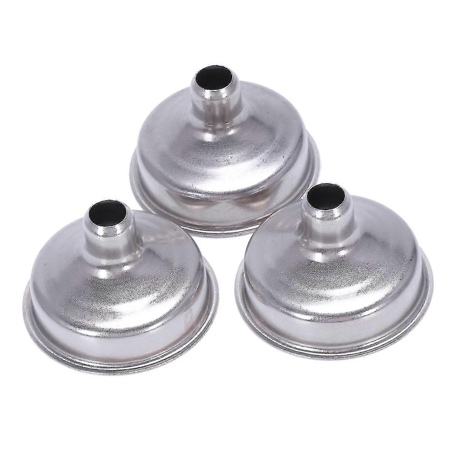Mini Hip Flask Funnel Stainless Steel (3 Pack)
