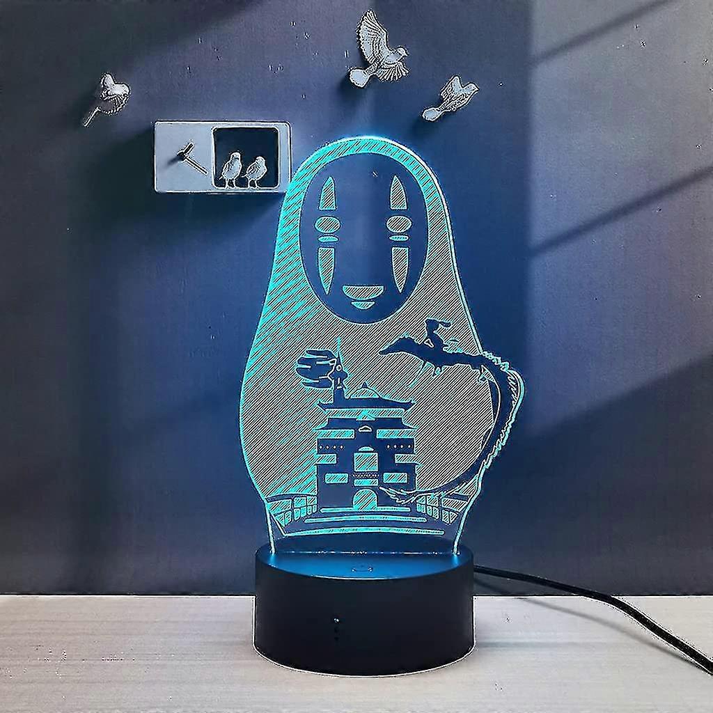 Spirited Away No Face Led Anime Lamp