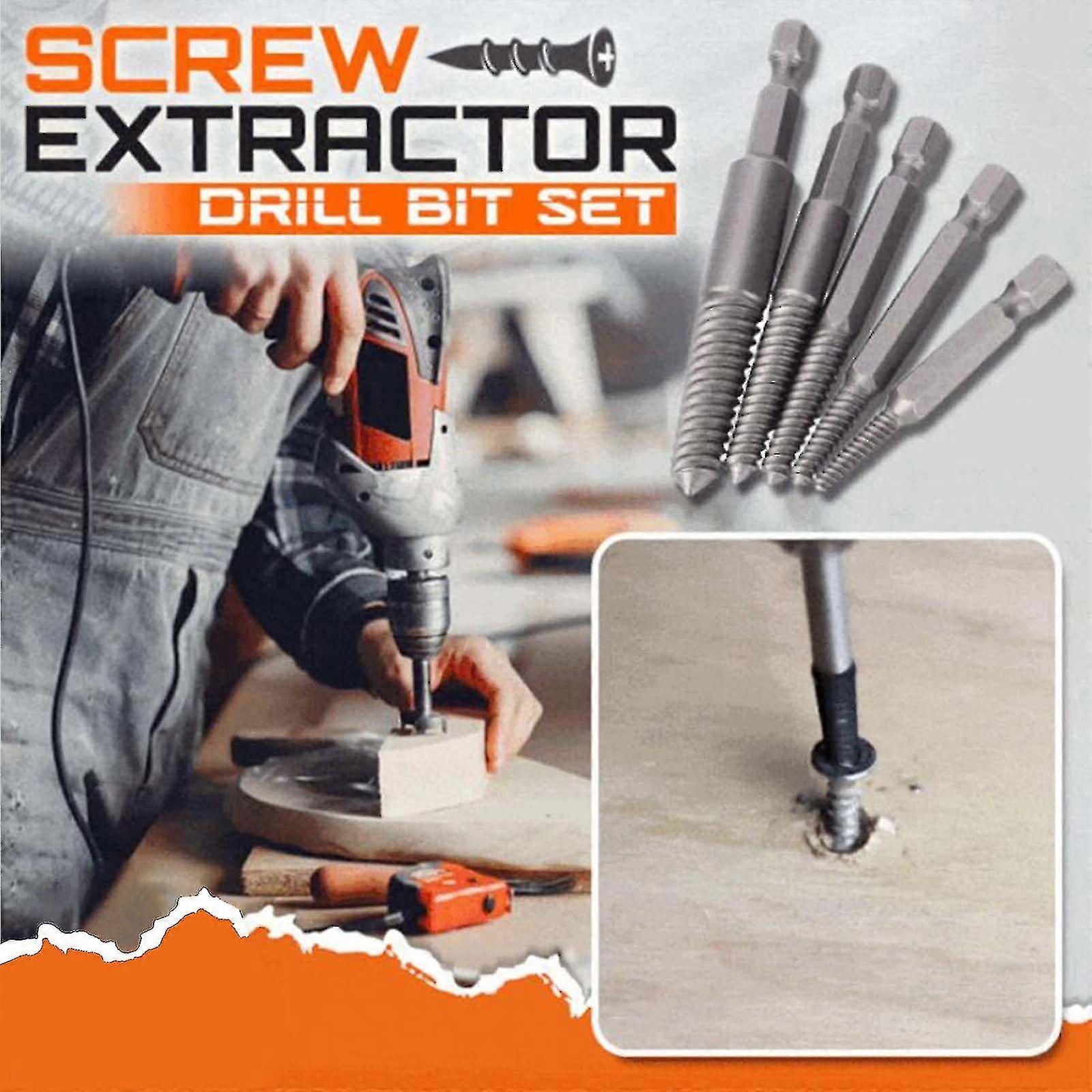 Damaged Screw Extractor Kit And Stripped Screw Extractor Set With Magn